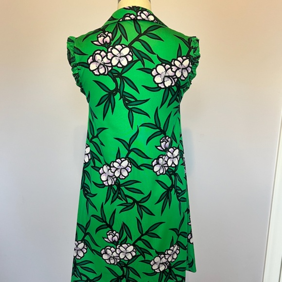 Vintage Hanae Mori Ban-Lon by Vivid Polyester Dress Made in Japan - Picture 6 of 6